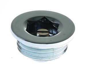 SG108-1CH0004D26 Заглушка с воздухоотводчиком, 1/2"НР D=26 mm хромированная 200 шт/кор