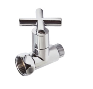 SMT8731SCH0405 Кран-Вентиль прямой, ручка крест, хром, 3/4"х1/2" г/ш, 20шт/кор