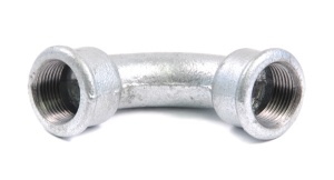 SDH 41 Отвод 45 градусов 3/4" внутренняя резьба, оцинкованный, 80 штук в упаковке
