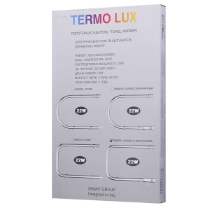 TERMO LUX U32/50ЕS Полотенцесушитель П - образный 320 х 500 х 85 с включателем фото в интернет-магазине SMARTGRP