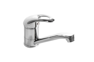 Смеситель для кухни короткий с креплением на гайке SM406-04CS SMART 10 штук в упаковке