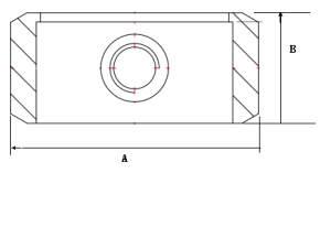 SMT205ST0010 Гайка 1"ВР с боковой резьбой М8 для п/с (нерж) AISI 304 250шт/кор фото в интернет-магазине SMARTGRP
