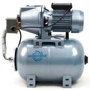 ATJET 100S (50л/мин на 45м)Насосная станция c расширительным баком, комплект сальник и воронка